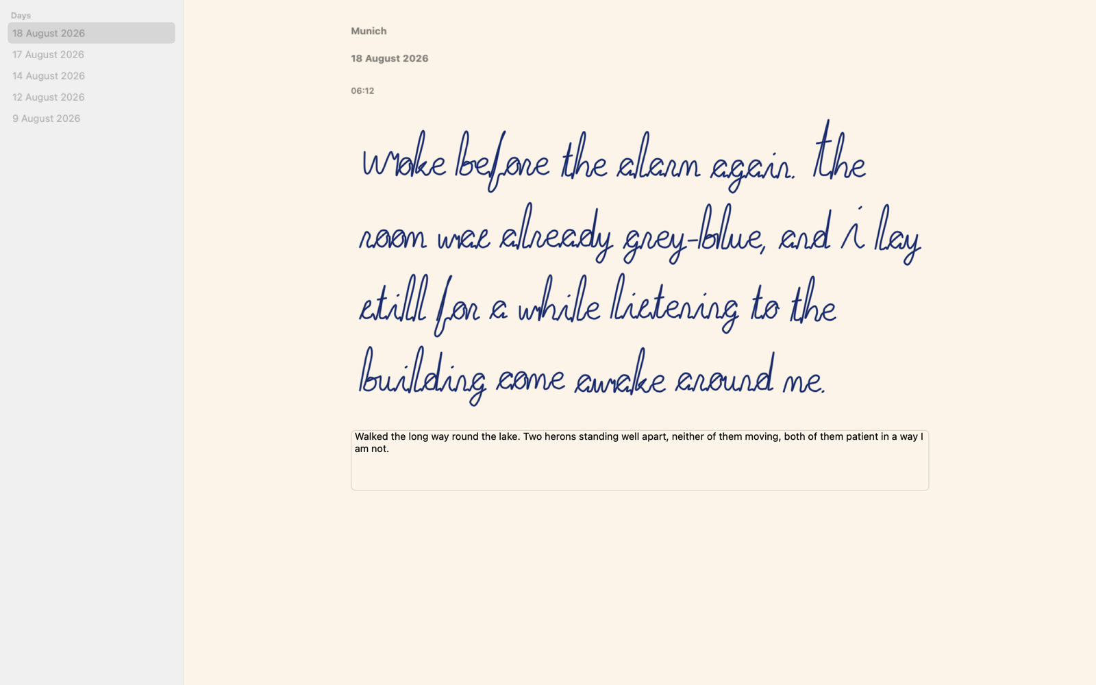 Mokuso on the Mac: a day begun on the iPad, carried on with the keyboard